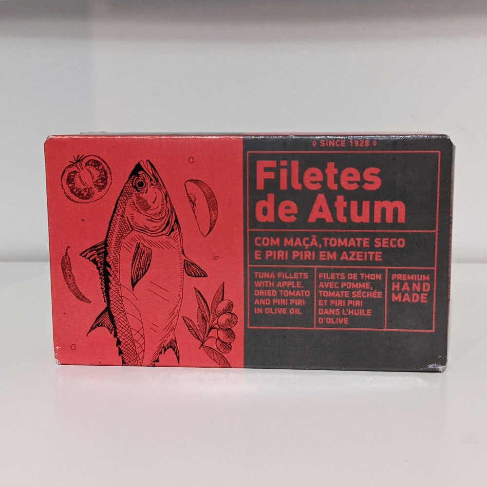 Tunfilet i olivenolie med æble, soltørret tomat - Aveiro