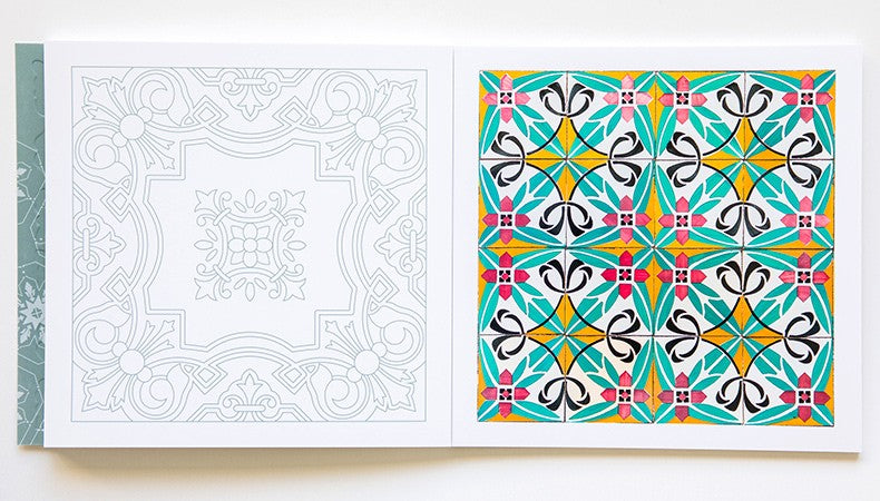 Postkortbog, med portugisiske Azulejos