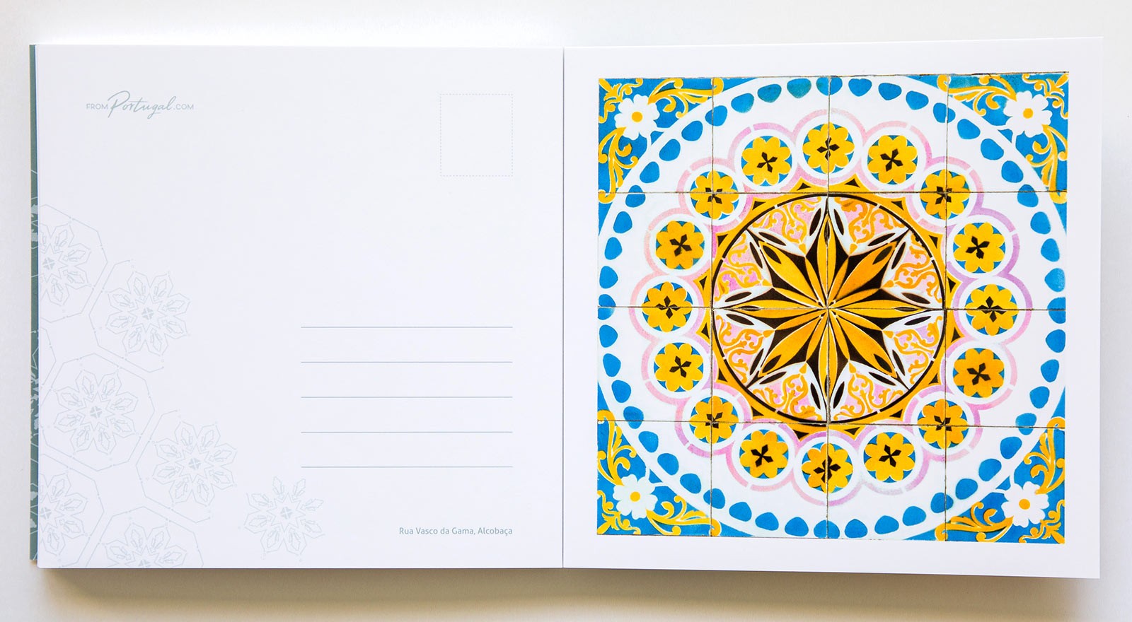 Postkortbog, med portugisiske Azulejos
