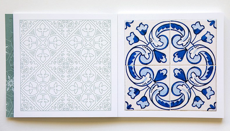 Postkortbog, med portugisiske Azulejos