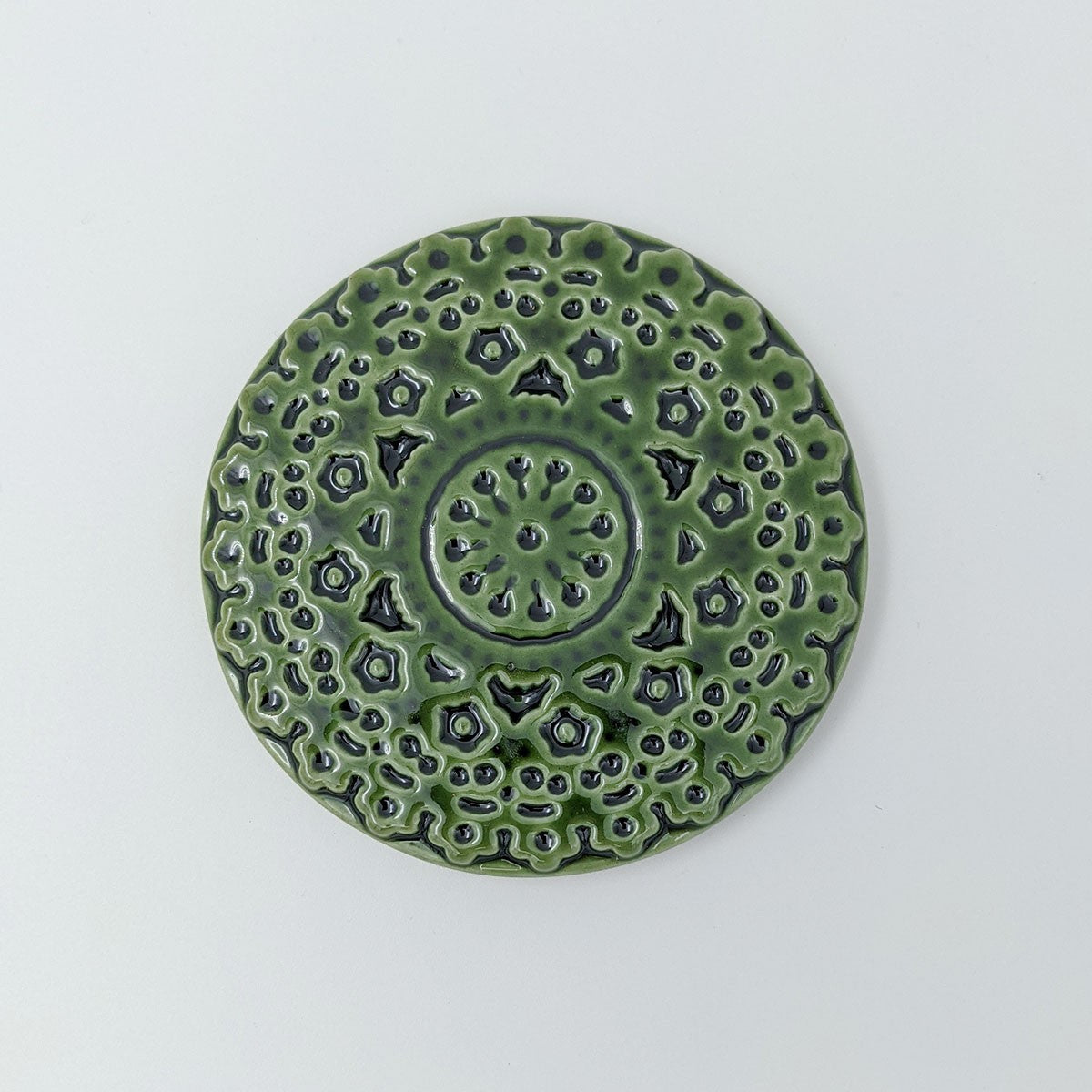 Coaster / Kakkel "Azulejo", Grøn - Duro