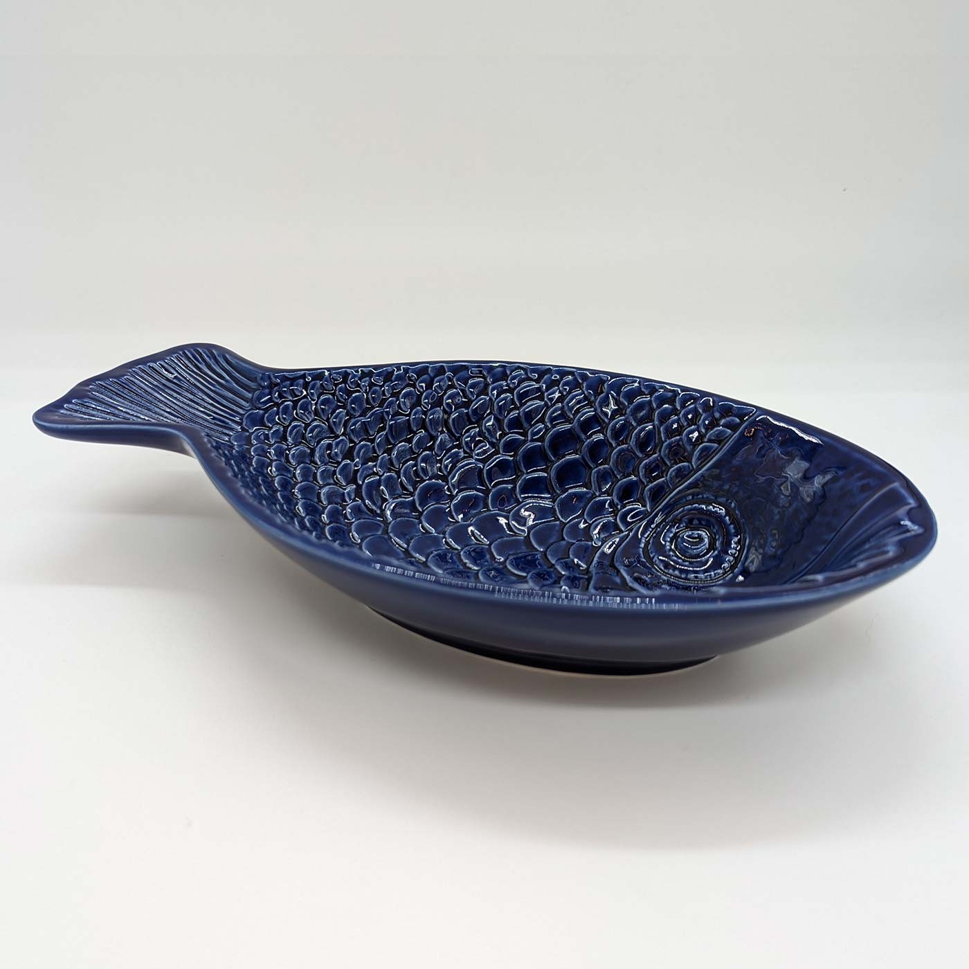 Fiske Fad, Blå - Dyb 32 cm