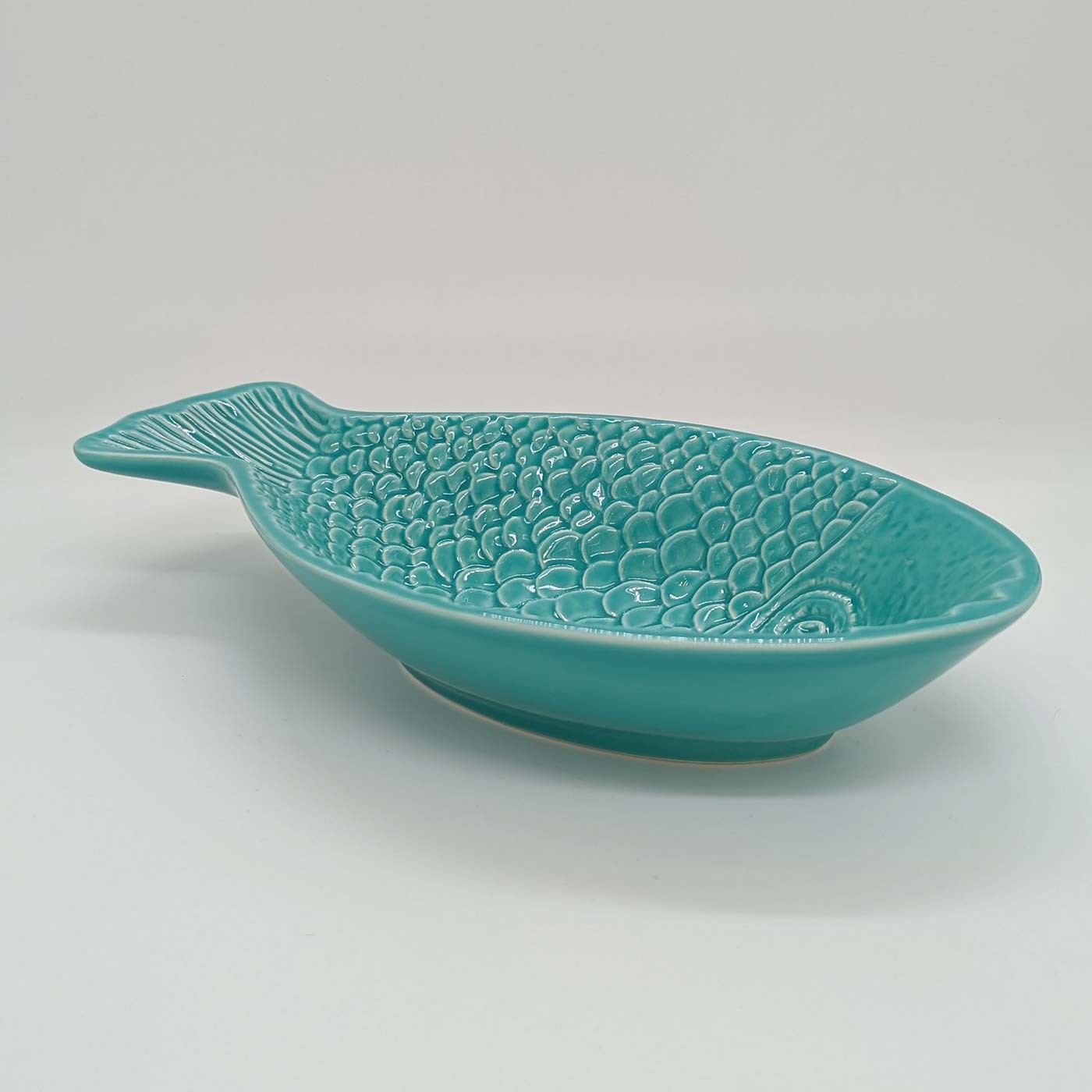 Fiske Fad, Turkis - Dyb 32 cm