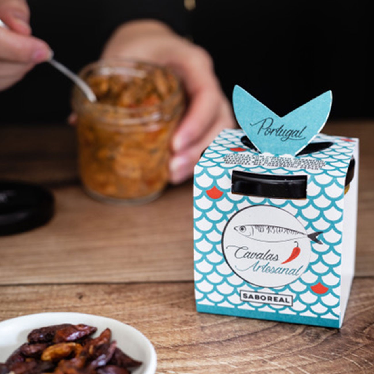 Sardin med Confiteret Tomater, Fisketapas - Saboreal