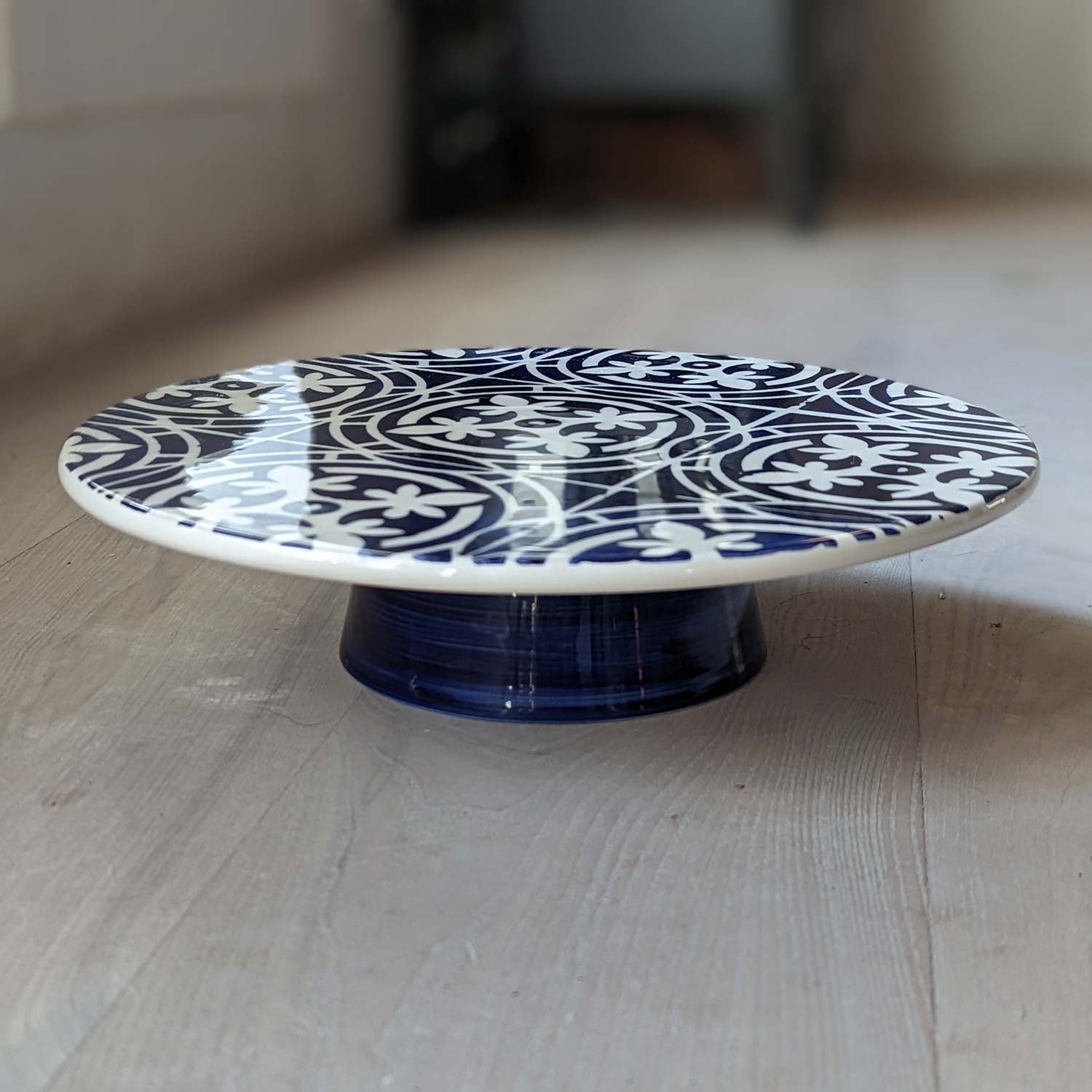 Kagefad på fod, Blå Mosaik - Duro