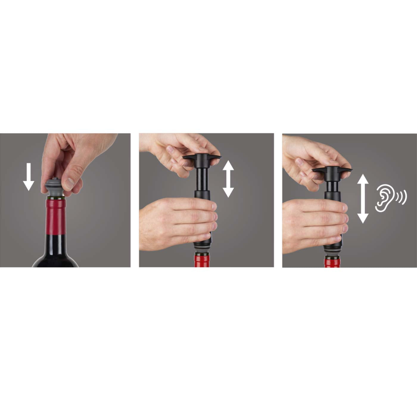 Wine Saver, Vakuumpumpe inkl 2 propper - VacuVin