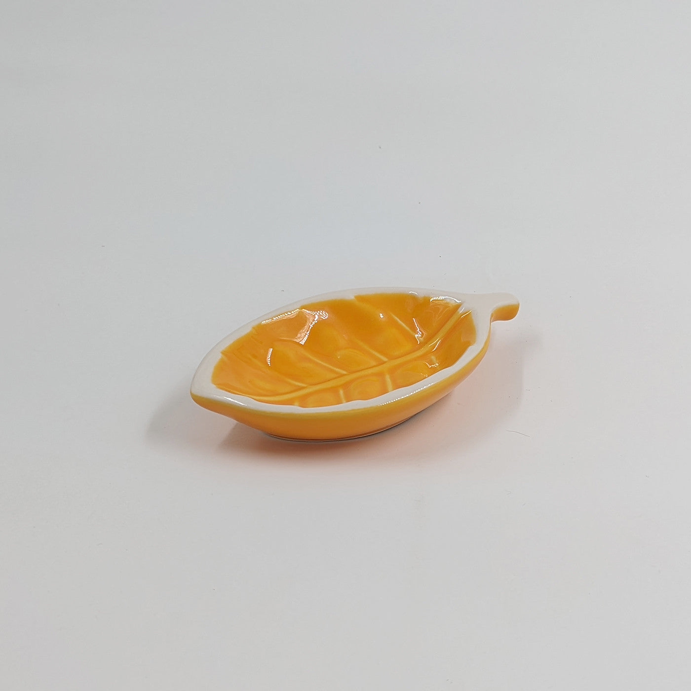 Blad - Skål, Gul - 14 cm