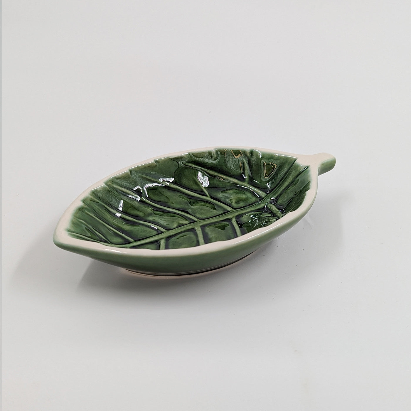 Blad - Skål, Grøn - 17 cm