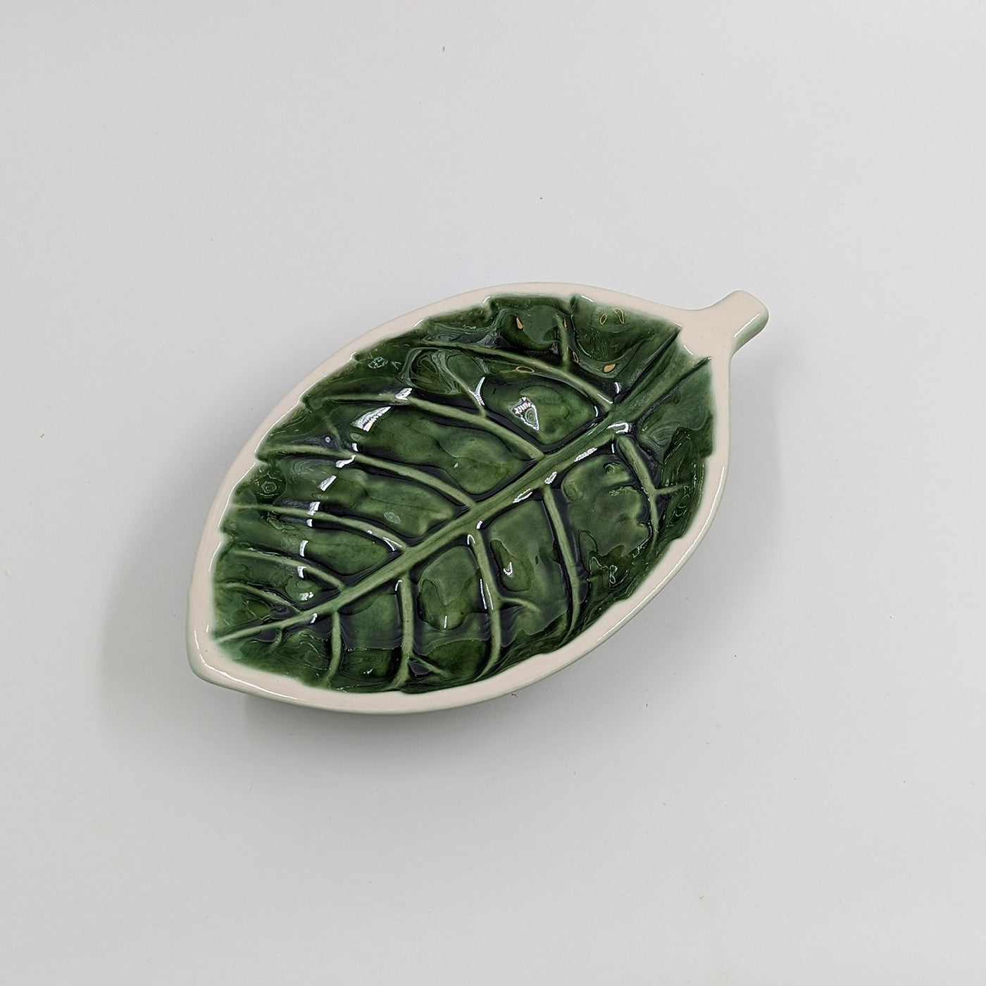 Blad - Skål, Grøn - 17 cm