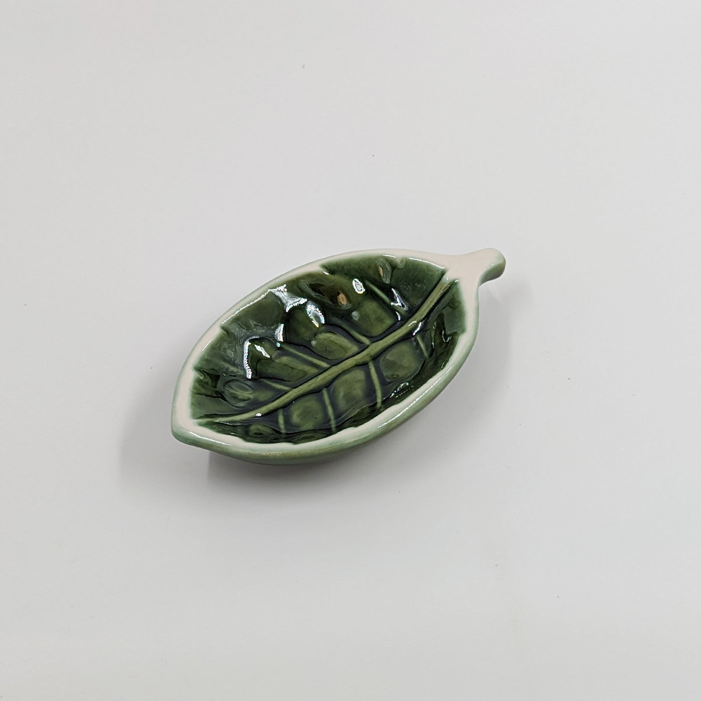 Blad - Skål, Grøn - 14 cm
