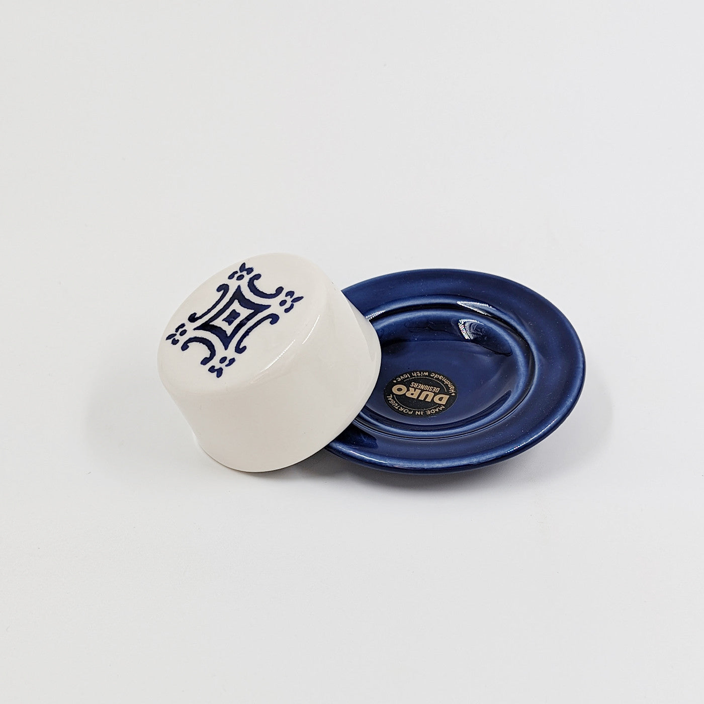 Mini Smørskål - Blå Mosaik