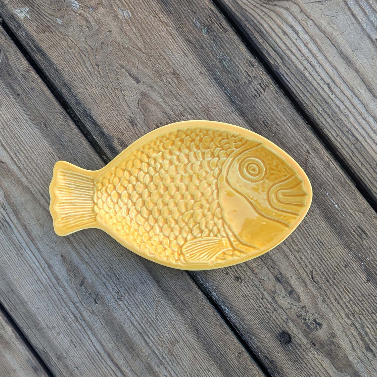 Fiske Fad Mini, Gul - 23 cm