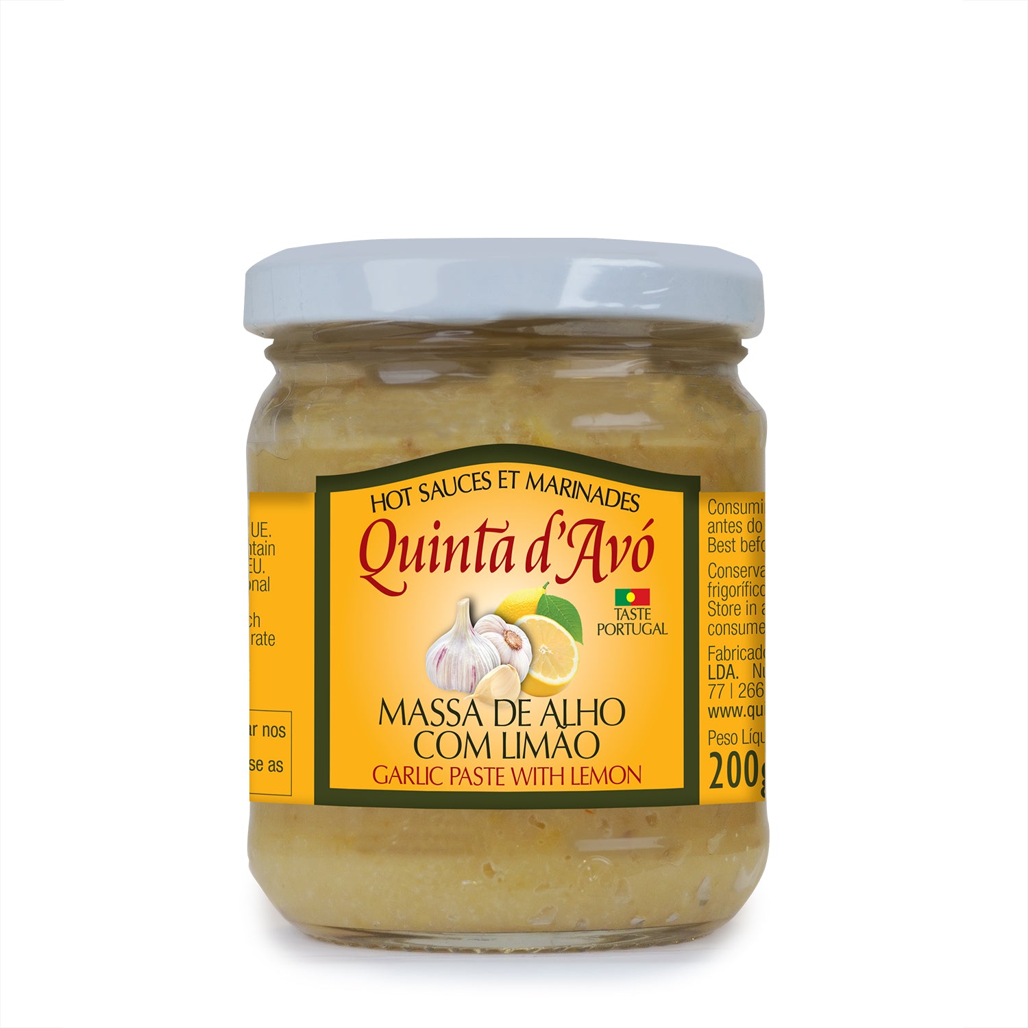 Hvidløgs Pasta med Citron - Quinta d’Avó