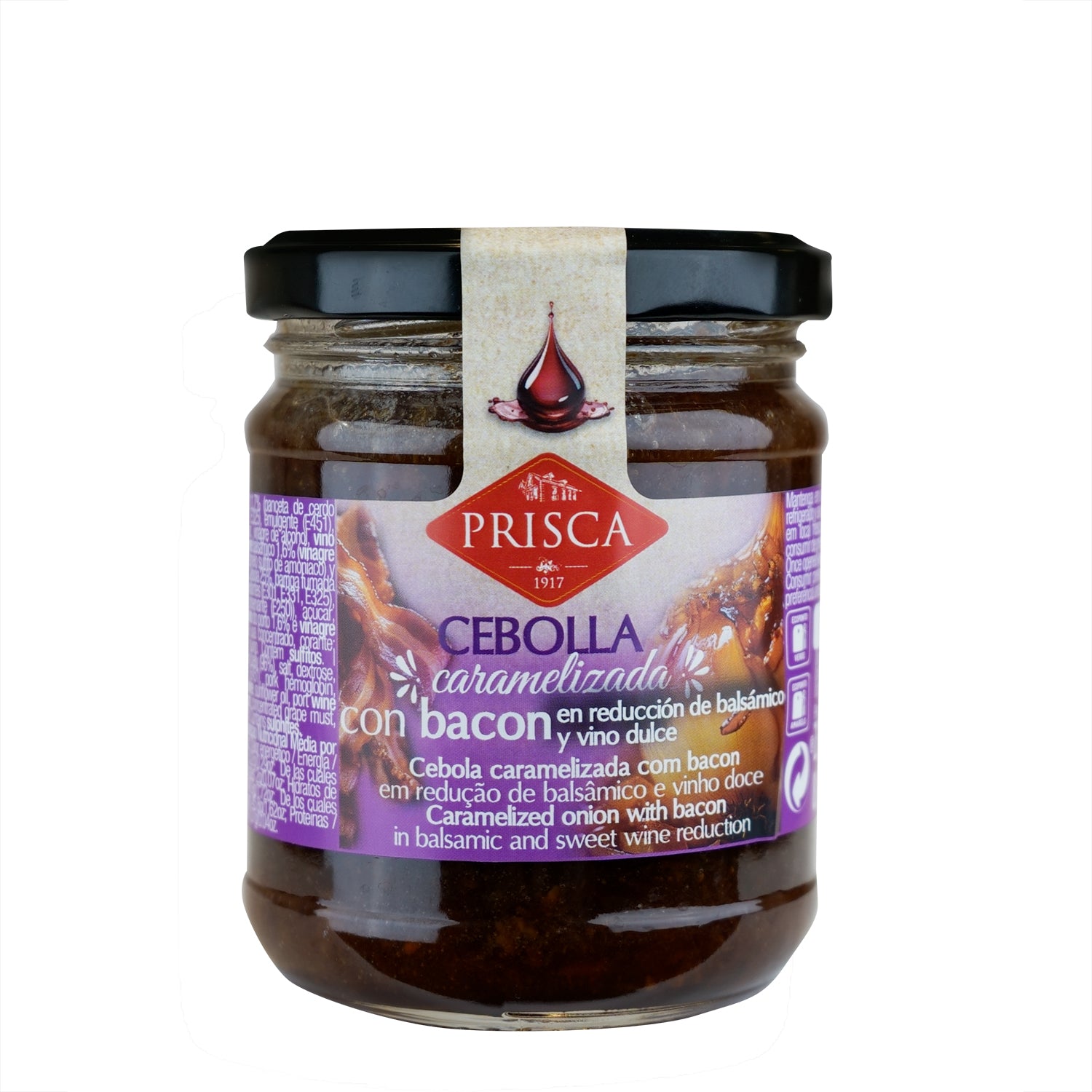 Karamelliserede løg med bacon, portvin og balsamico - Casa da Prisca
