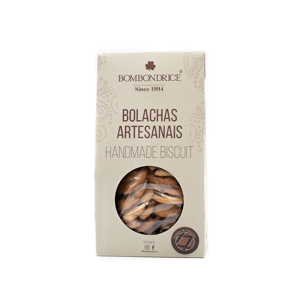 Smørbagte småkager med chokoladestykker - Bombondrice