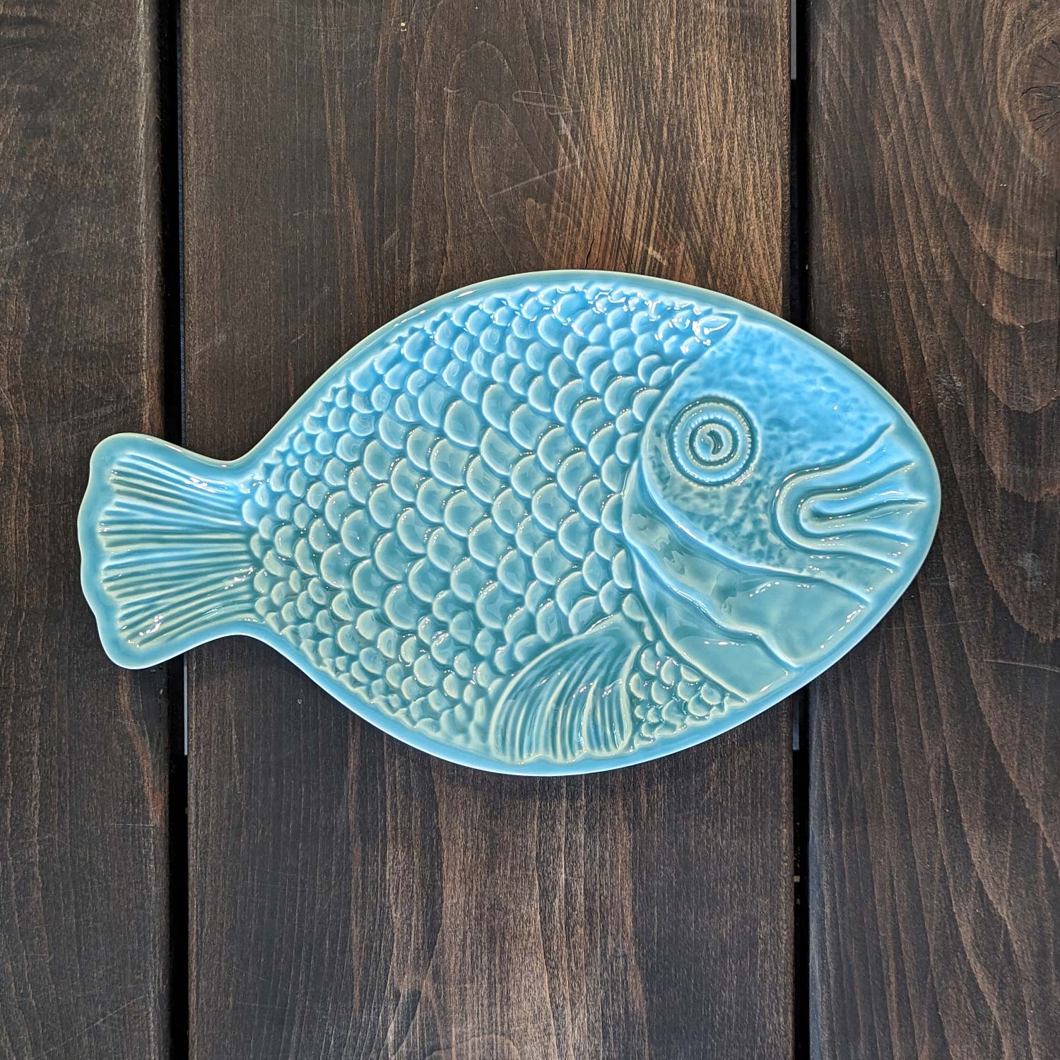 Fiske Fad, Turkis - 36 cm
