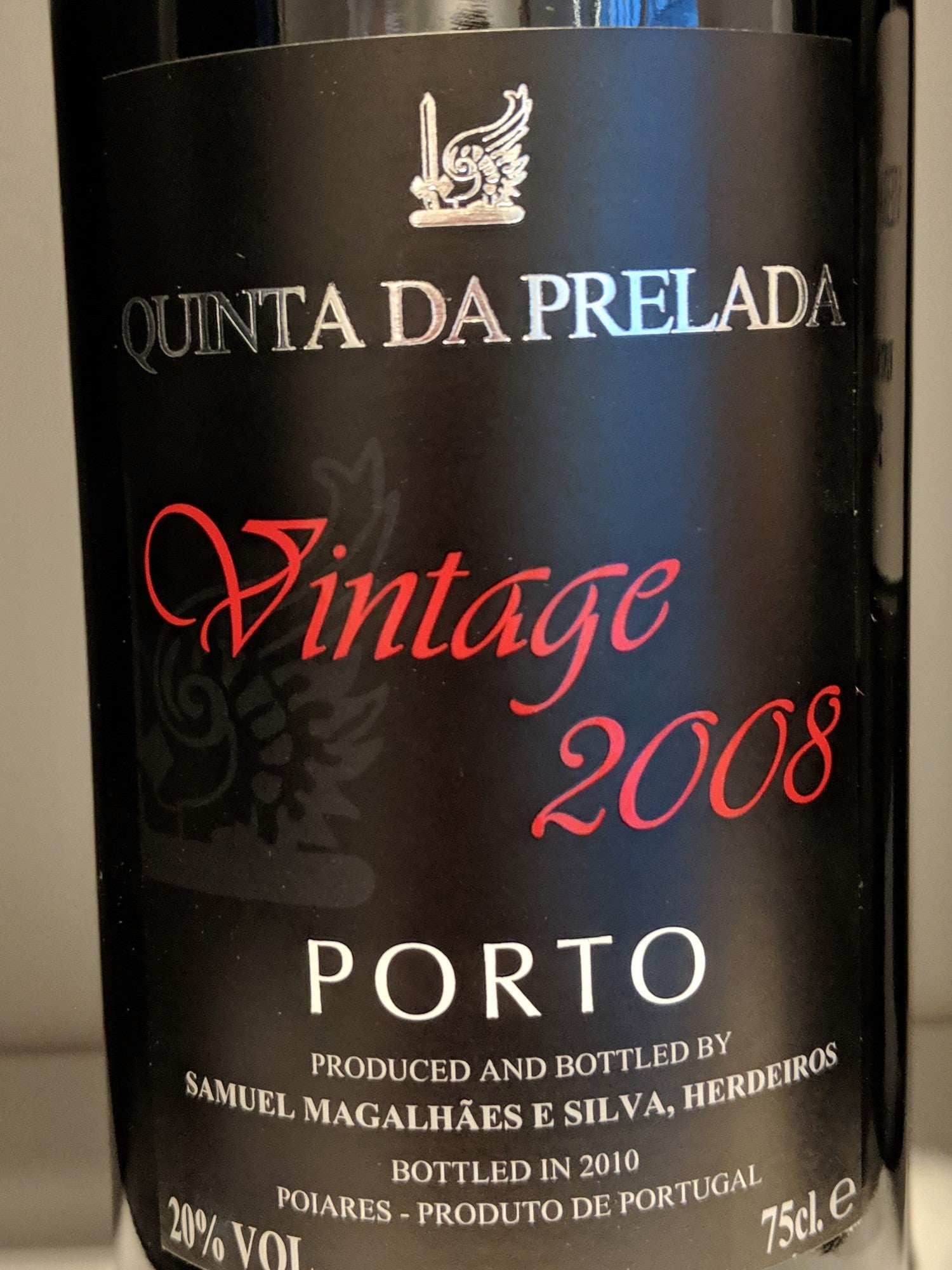 Vintage 2008 - Quinta da Prelada
