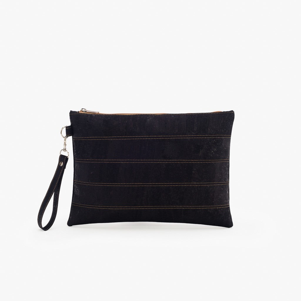 Clutch Taske af kork - Sort