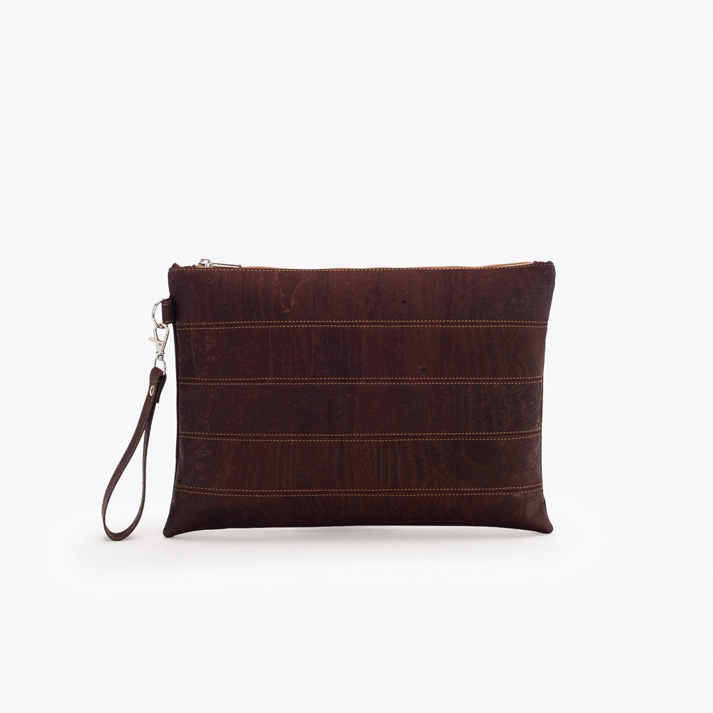 Clutch Taske af kork - Brun