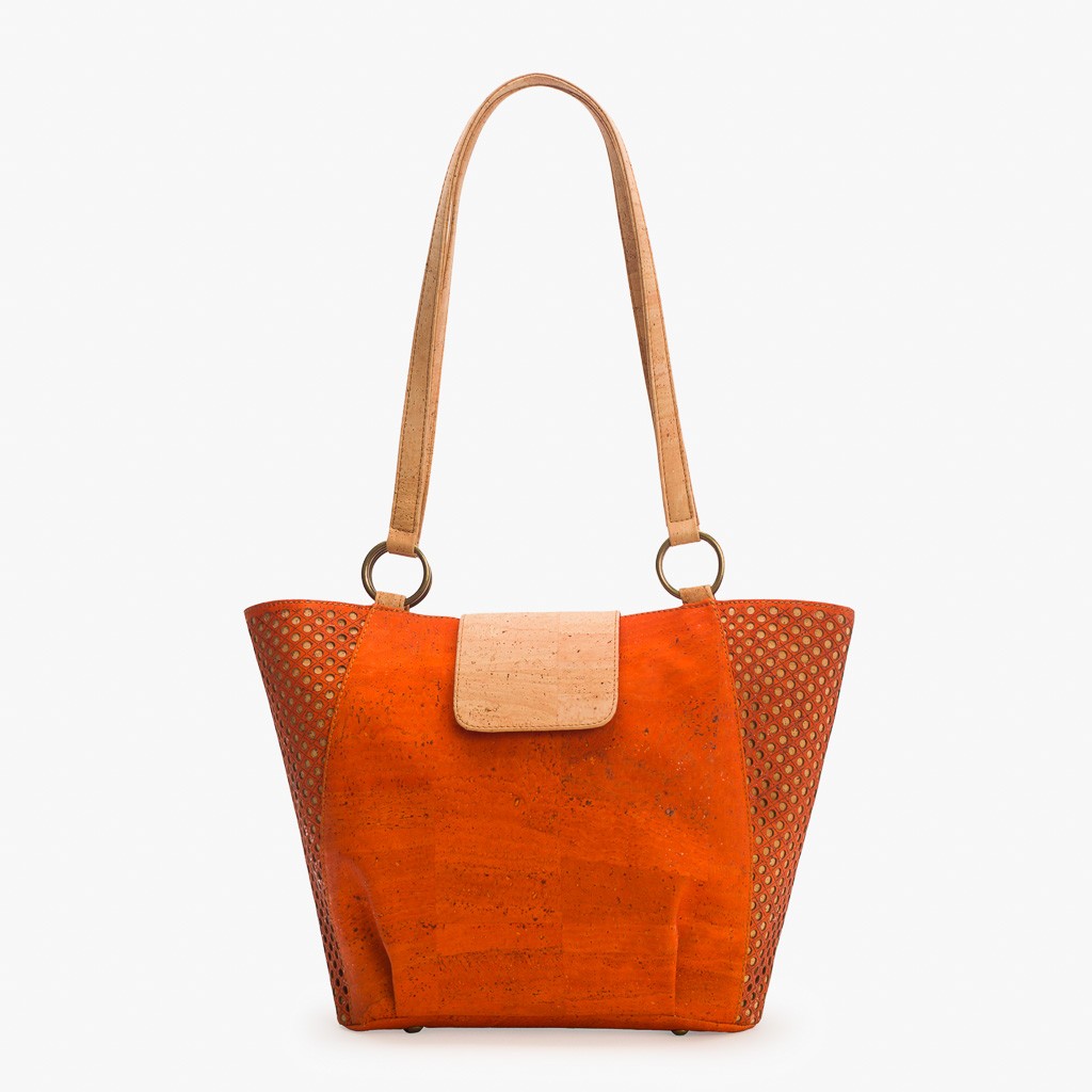 Tote bag af kork - Orange