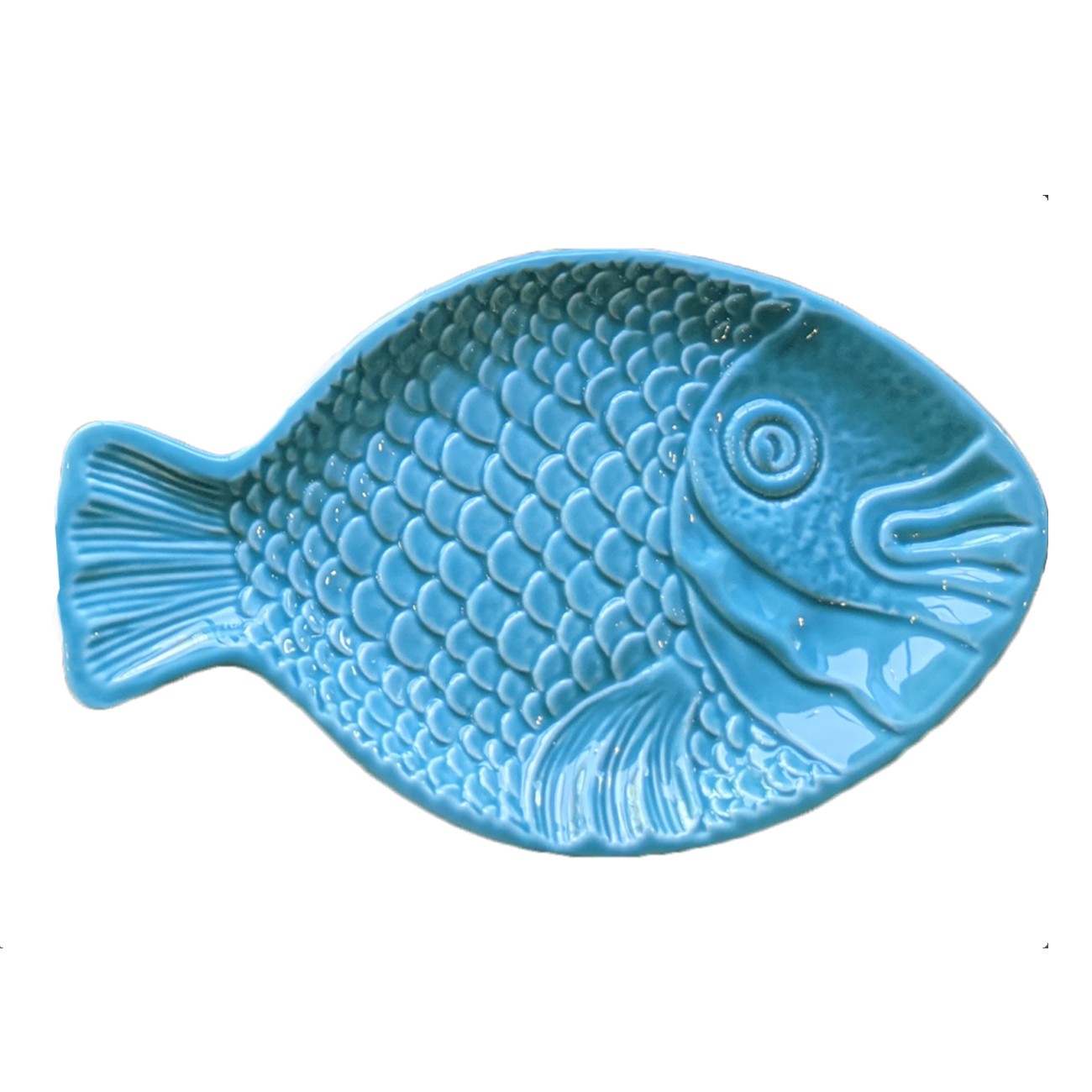Fiske Fad, Turkis - 36 cm