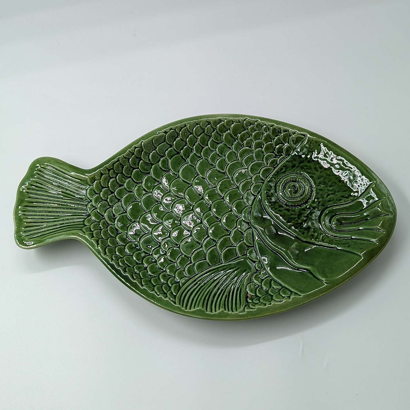 Fiske Fad, Grøn - 36 cm