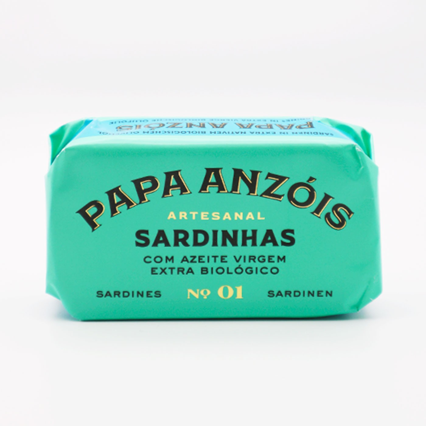 Sardiner med økologisk olivenolie - Papa Anzóis