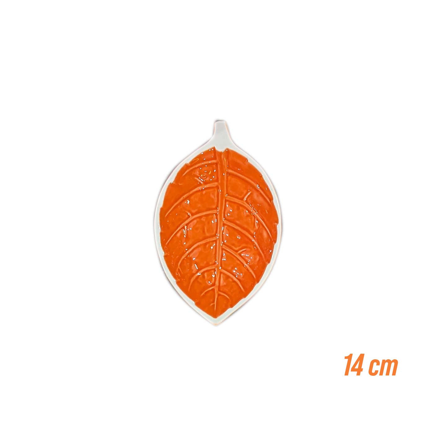 Blad - Skål, Orange - 14 cm