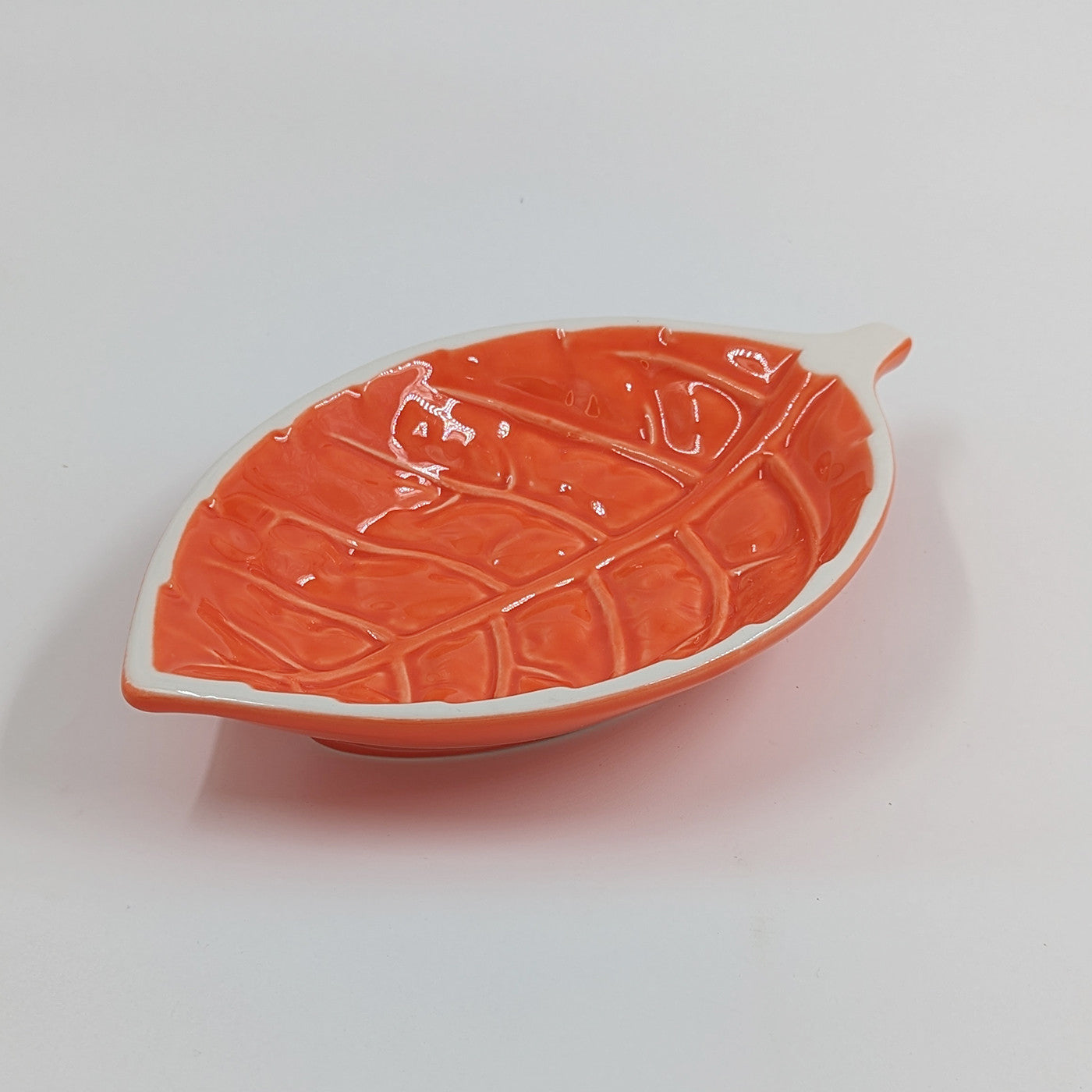 Blad - Skål, Orange - 21 cm