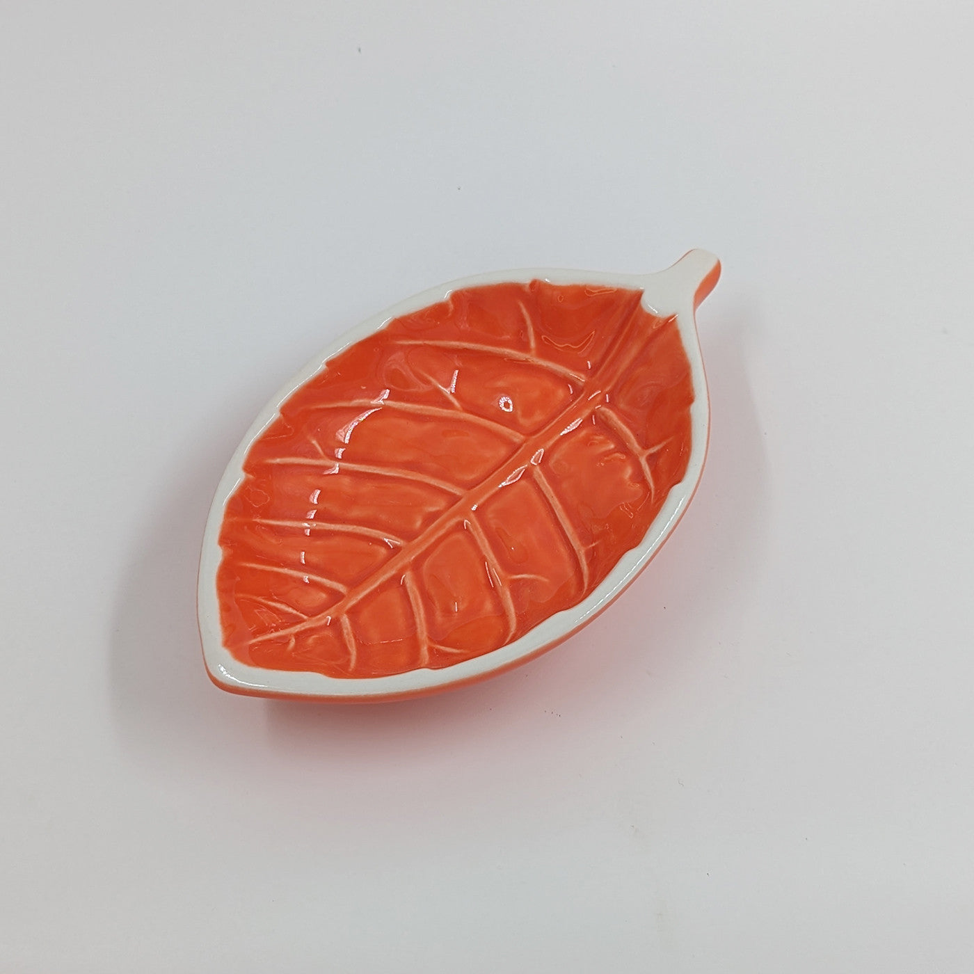 Blad - Skål, Orange - 17 cm