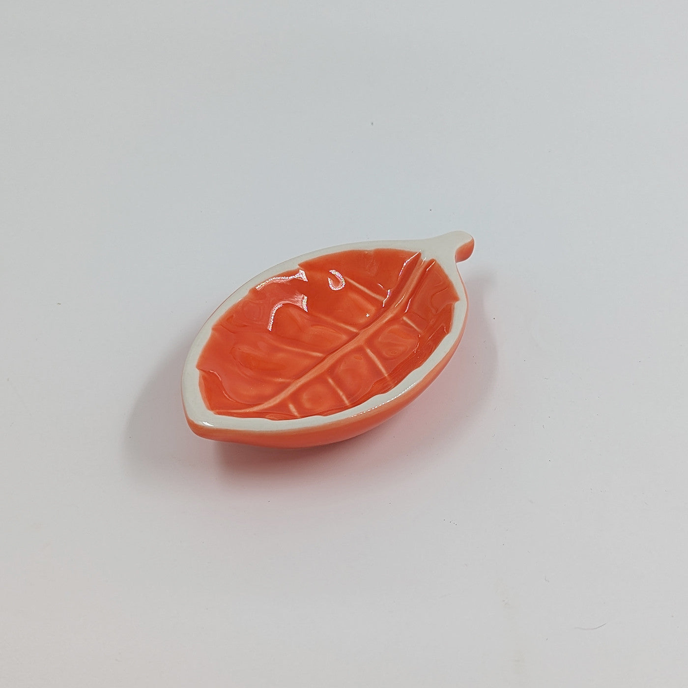 Blad - Skål, Orange - 14 cm
