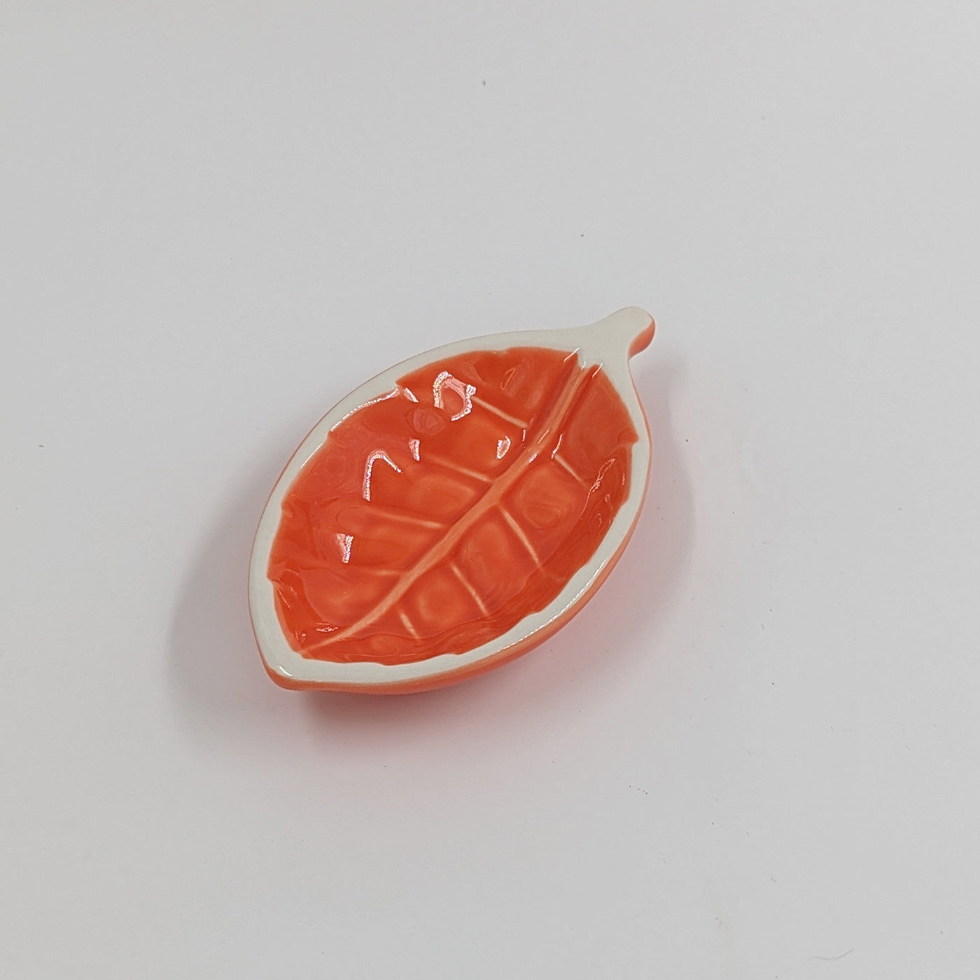 Blad - Skål, Orange - 14 cm