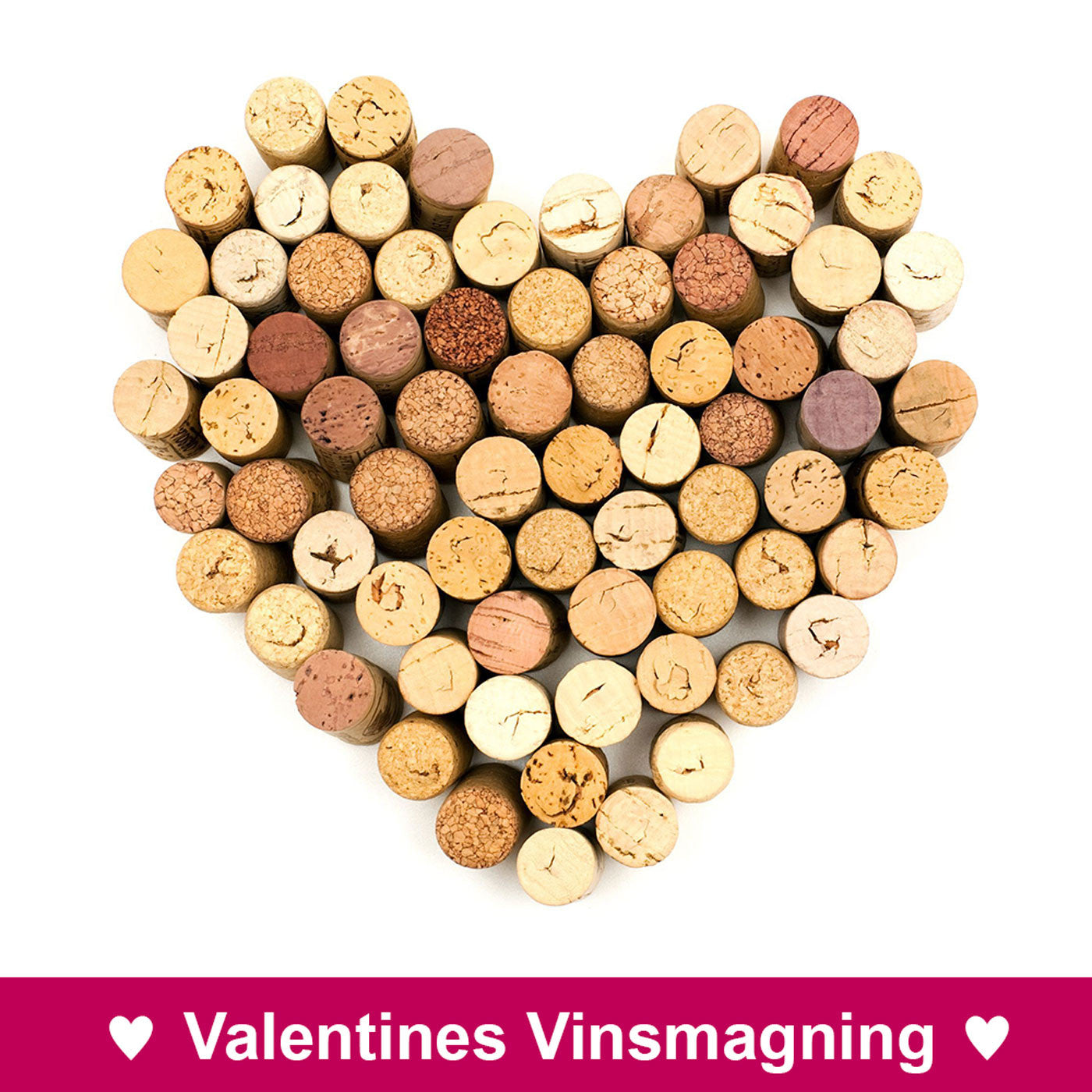 Valentines Vinsmagning, med Tapas, Aalborg - 14. februar 2024