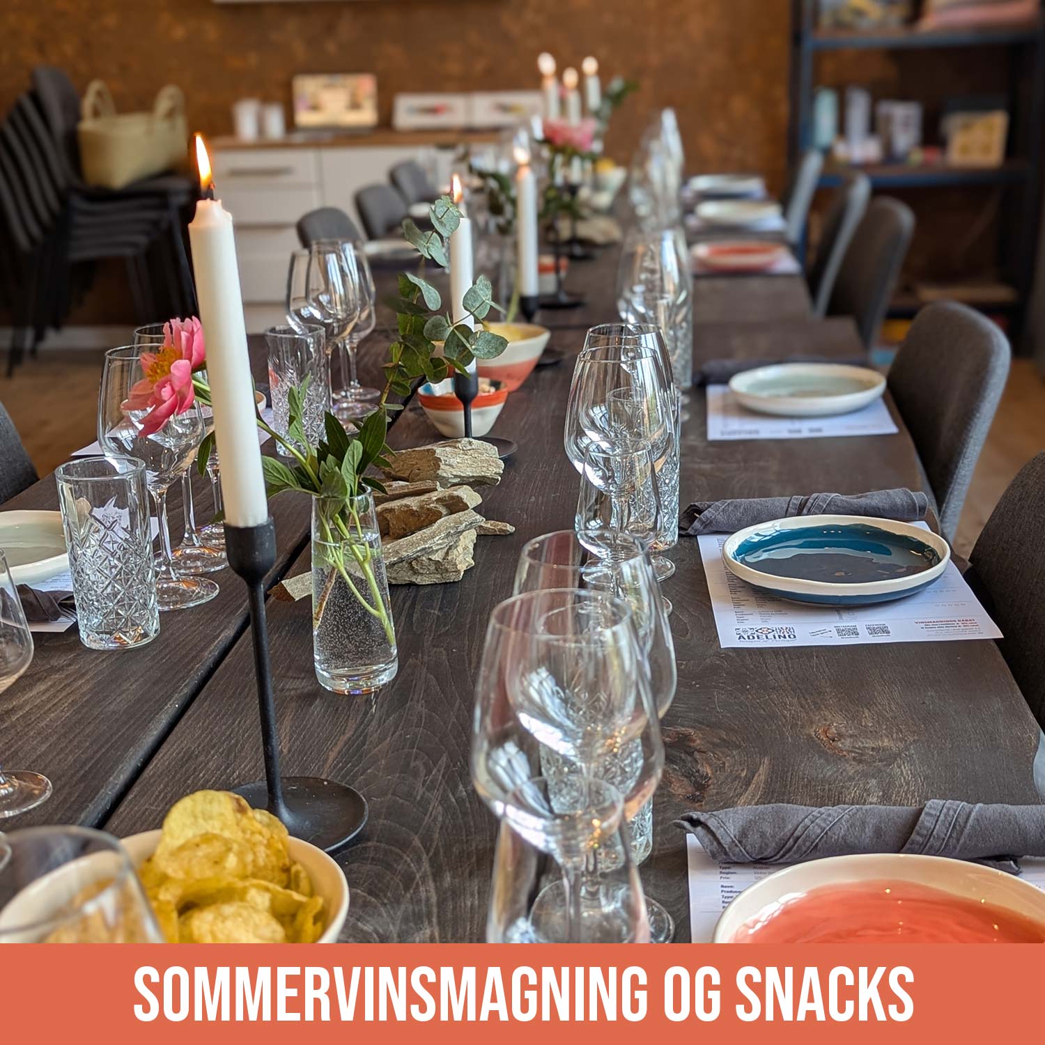 Sommervinsmagning og snacks - 21. juni 2025