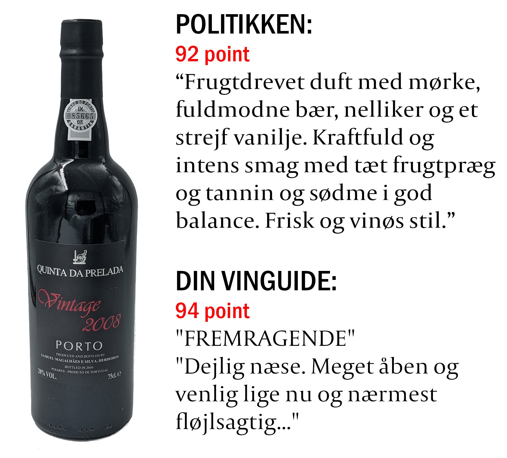 Vintage 2008 - Quinta da Prelada