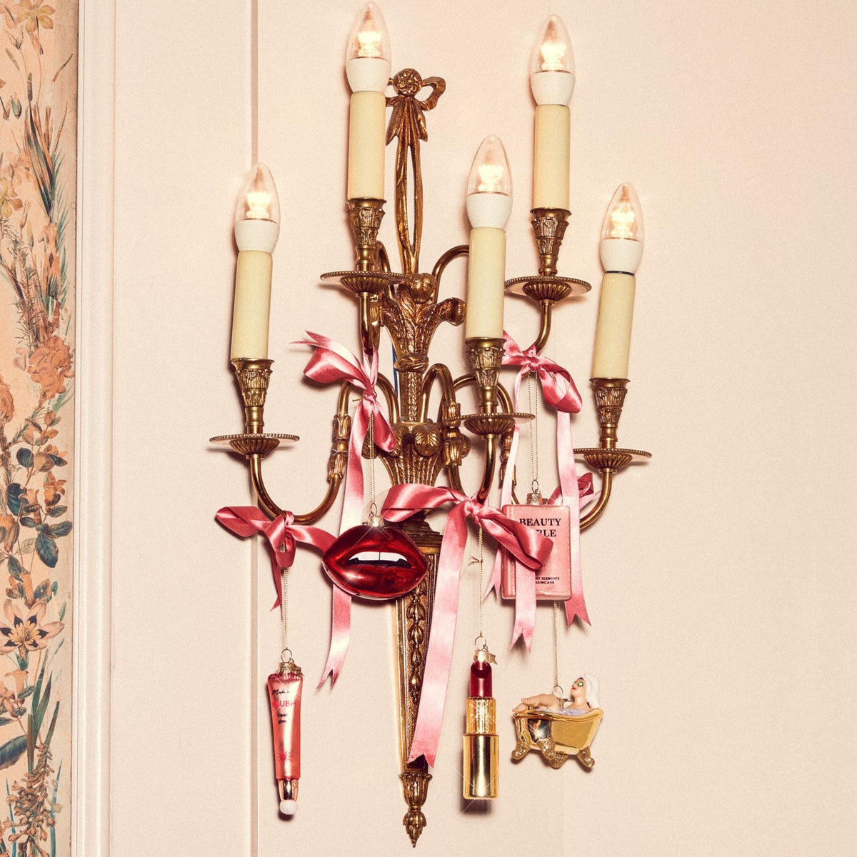 Kvinde i guldbadekar, Glas ornament - Vondels