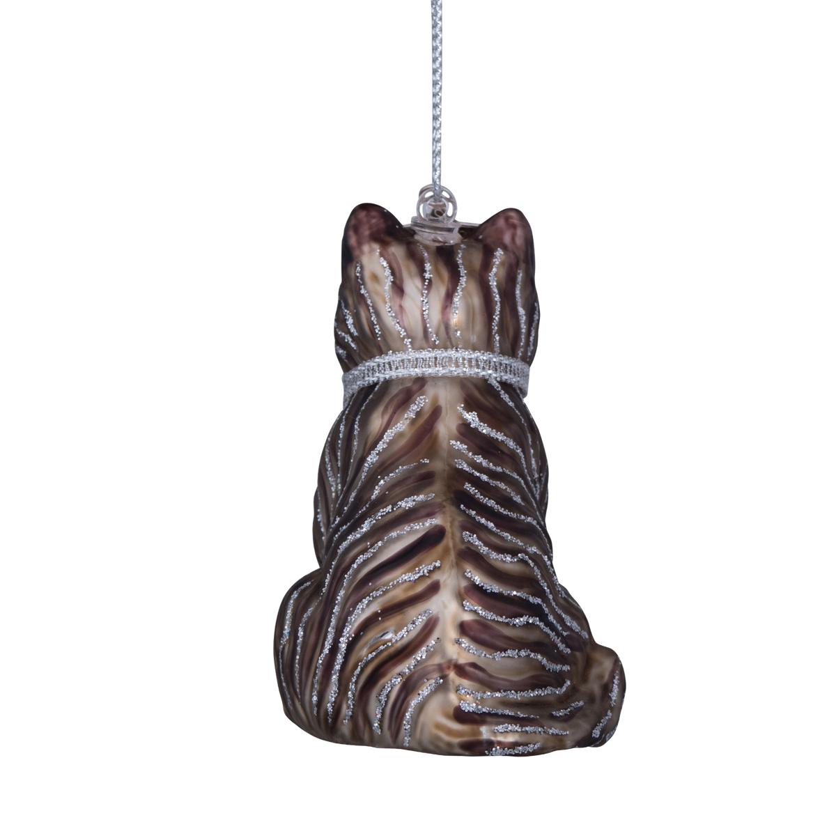 Glimmer kat, Glas ornament - Vondels